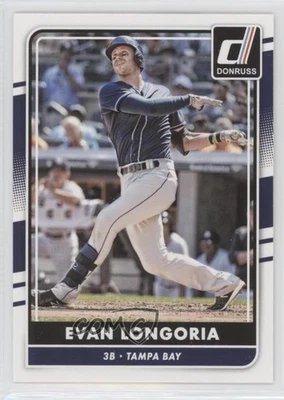 2016 Panini Donruss Evan Longoria #142 - Image 1 of 2