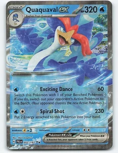 Quaquaval ex #052/193 Pokemon Card - Picture 1 of 2