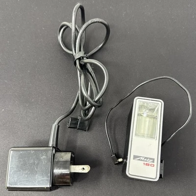 Flash Metz 180 Mecablitz para cámara con cargador de cable de alimentación 180/183/184/185 PROBADO Foto 1 de 4