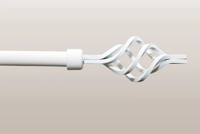 BASTONE TENDA ESTENSIBILE IN  FERRO BATTUTO  DA 110 A 200 cm SCORRITENDA PORTA - Immagine 1 di 2