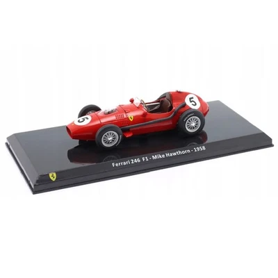 1/24 Ferrari 246 F1 1958 Mike Hawthorn Fórmula 1 Coche Ixo Hachette Diecast Foto 1 de 2