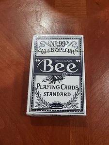 Carte da gioco vintage BEE POKER blu n.99 retro n.67 carte da gioco diamante speciale club - Foto 1 di 4