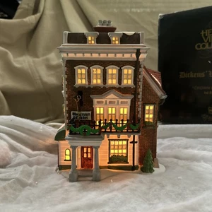 Department 56 Dickens' Village Crown & Cricket Inn Holiday illuminato 1a edizione - Foto 1 di 11