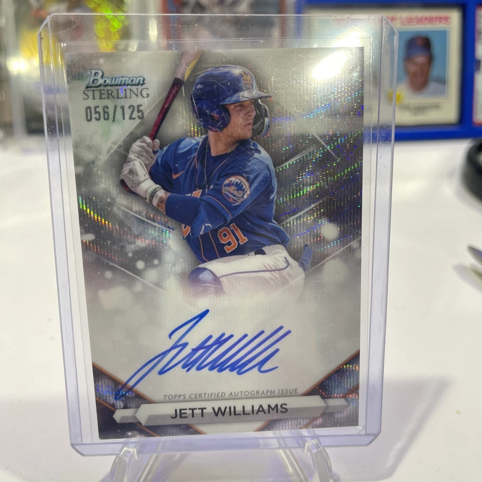 Jett Williams 2023 Bowman Sterling Etch Refractor Auto Autograph /125 - Image 1 of 1