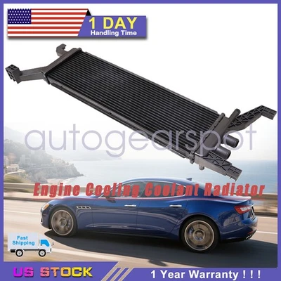 1x Engine Cooling Coolant Radiator for 18-20 Maserati Ghibli Quattroporte - Изображение 1 из 4