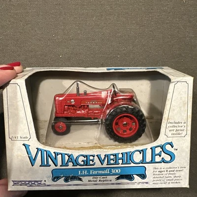 Ertl #2513 1985 Vintage Vehicles I.H. Farmall 300 1/43 Scale NIB H20 - Image 1 of 4