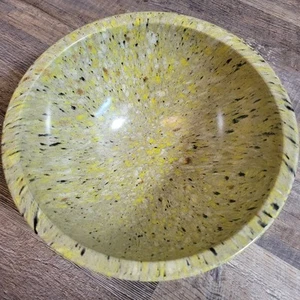 Vtg TEXAS WARE CONFETTI Clay Tan Yellow MULTI COLOR,#125 BOWL 11.5" Nice Estate - Picture 1 of 7