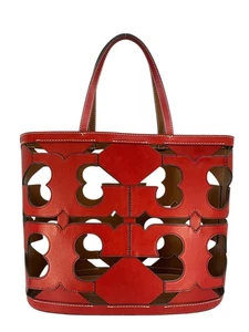 TORY BURCH Cutout Logo Small Tote - Picture 1 of 11