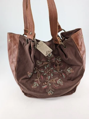 Bolso de hombro marrón tostado quemado Fossil Avery Foto 1 de 4