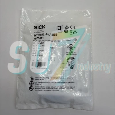 Sick HTB18L-P4A5BB 1073611 Photoelectric Sensor# 1pcs  New  In Box - Image 1 of 4