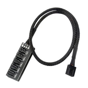 PWM Hub Splitter PWM Gehäuselüfter Splitterkabel für Computer Kühler - Afbeelding 1 van 2