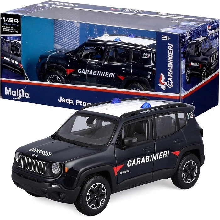 Maisto Jeep Renegade Carabinieri Scala 1:24 - Immagine 1 di 1
