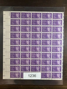1236 US Mint Sheet, 5 Cent Eleanor Roosevelt, First Lady, Mint NH - Foto 1 di 3