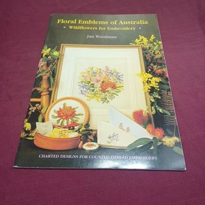 FLORAL EMBLEMS OF AUSTRALIA ~ Wildflowers For Embroidery by JAN WOODMAN - Bild 1 von 21