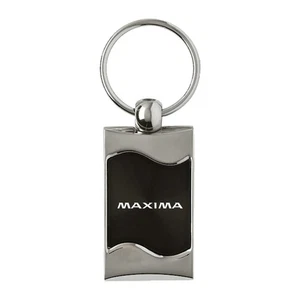 Llavero ondulado rectangular negro con licencia para Nissan Máxima - AUGD7660 - Imagen 1 de 2
