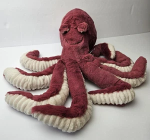Juguete de peluche JELLYCAT London OBBIE pulpo retirado 14" púrpura arándano - Imagen 1 de 10