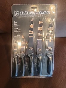 VEGAS GOLDEN KNIGHTS 5 PIECE CUTLERY KNIFE SET **IN STOCK** - Picture 1 of 3