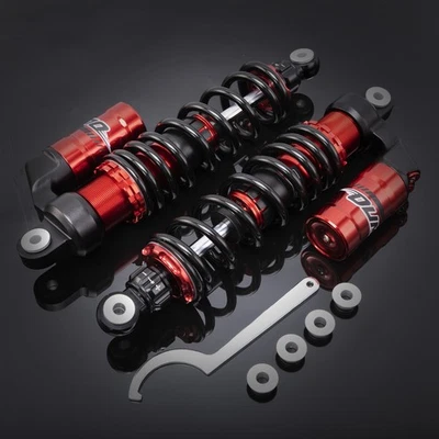 For 2001-2008 Honda Sportrax 250 TRX250EX Adjustable Front Coil-Over Shocks 13" - Image 1 of 4