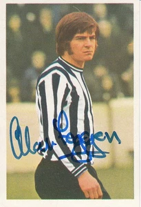 Vintage SIGNED FKS 1970/71 Sticker ALAN FOGGON NEWCASTLE UNITED - Picture 1 of 1