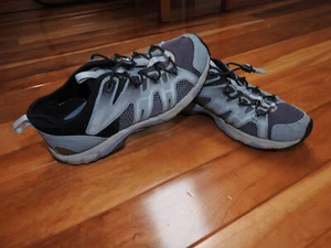 ECCO Receptor Womens US 6-6.5 EU 37 Hiking Trail Shoes Ventilated Slip-on Blue - Picture 1 of 18