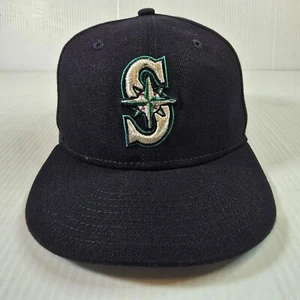 Gorra con cierre a presión Seattle Mariners azul marino juvenil New Era 9Fifty - Imagen 1 de 9