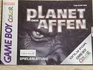 Planet Der Affen Game Boy Gameboy Color (Manual Only) - Imagen 1 de 1