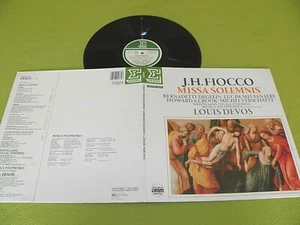 J.H. Fiocco - Missa Solemnis / Louis Devos / Erato STEREO DMM Audiophile NM - Picture 1 of 3