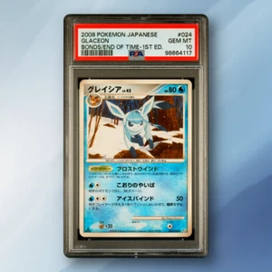 Glaceon - PSA 10 Platinum Bonds End of Time Pt2 024/090 1st Edition Pokemon Card - Picture 1 of 1