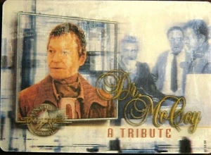 STAR TREK CINEMA 2000 DR MCCOY TRIBUTE DEFOREST KELLEY INSERT CARD M5 - Picture 1 of 1