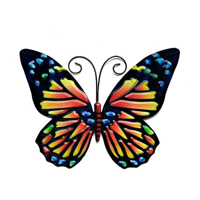 1* NEW Metal Butterfly Ornament Wall Art Decor Outdoor Fence Decoration Hanging  - Image 1 of 4