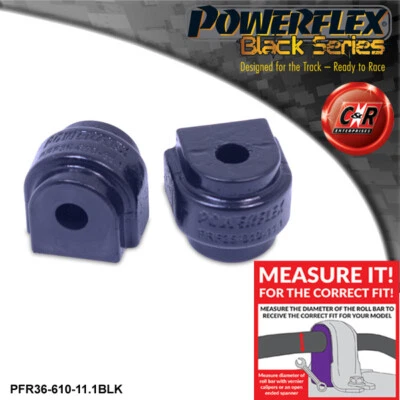 Powerflex Black RR Überrollbügel Buchsen für Mazda MX-5 Mk4 ND 15 Auf - Bild 1 von 4