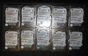 HP 652625-001, HDEAA01CBA51, MK1401GRRB, 2.5" 146GB 15K SAS HDD (LOT OF 10) - Picture 1 of 2