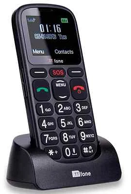 TTfone TT100 Comet Big Button Emergency Mobile Phone Senior Easy Black - 14day - Image 1 of 4