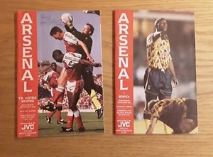 Arsenal 1991/92 Home European Cup matches select from menu - Picture 1 of 3
