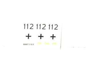 Solido Stickers Military Decal For D'Original, Char German PZ35F, 112 Black - Picture 1 of 1