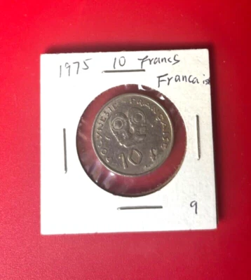 1975 FRENCH POLYNESIA 10 FRANCS COIN - NICE WORLD COIN !!! - Image 1 of 2