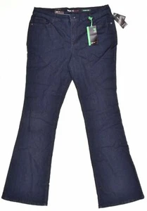 Style & Co. Slim-Fit Jeans Damen schwarz Rinse Wash Flare Gr. 8 - Bild 1 von 3