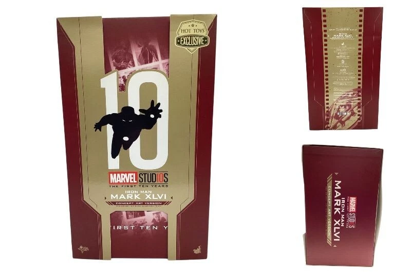 Hot Toys Movie Masterpiece Iron Man 3 Mark 33 (silver Centurion) 1/6 Scale PLAST