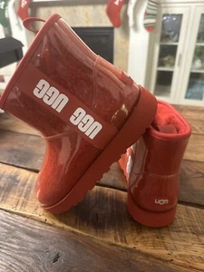 UGG Damen Classic Clear Mini Mode Stiefel Lavaflow Größe 6 - Bild 1 von 3