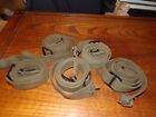 5 Yugo OD green web sks rifle slings clip on end fair condition cut ends