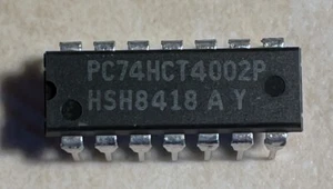 Philips PC74HCT4002P 74HCT4002 Doppio 4 ingressi NOR cancello - NOS - Foto 1 di 1