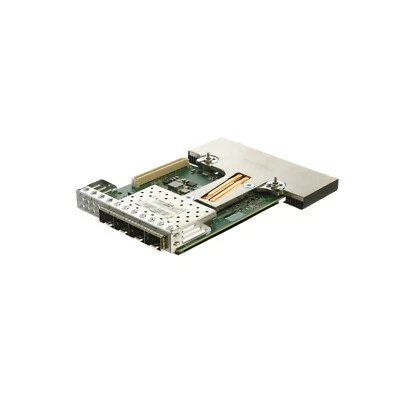 Dell Qlogic QLE41164 Quad Port 10GB SFP+ Network Daughter Card - XVVY1 - Image 1 of 4