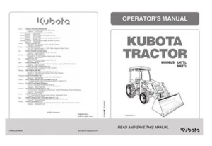 Kubota L47TL L62TL Operators Maintenance Manual Delivered Today - Picture 1 of 4