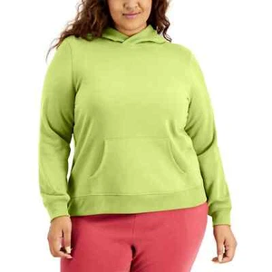Ideology Pullover Hoodie Sweatshirt Plus Size 2X Knit Long Sleeve Athleisure NEW - Picture 1 of 6