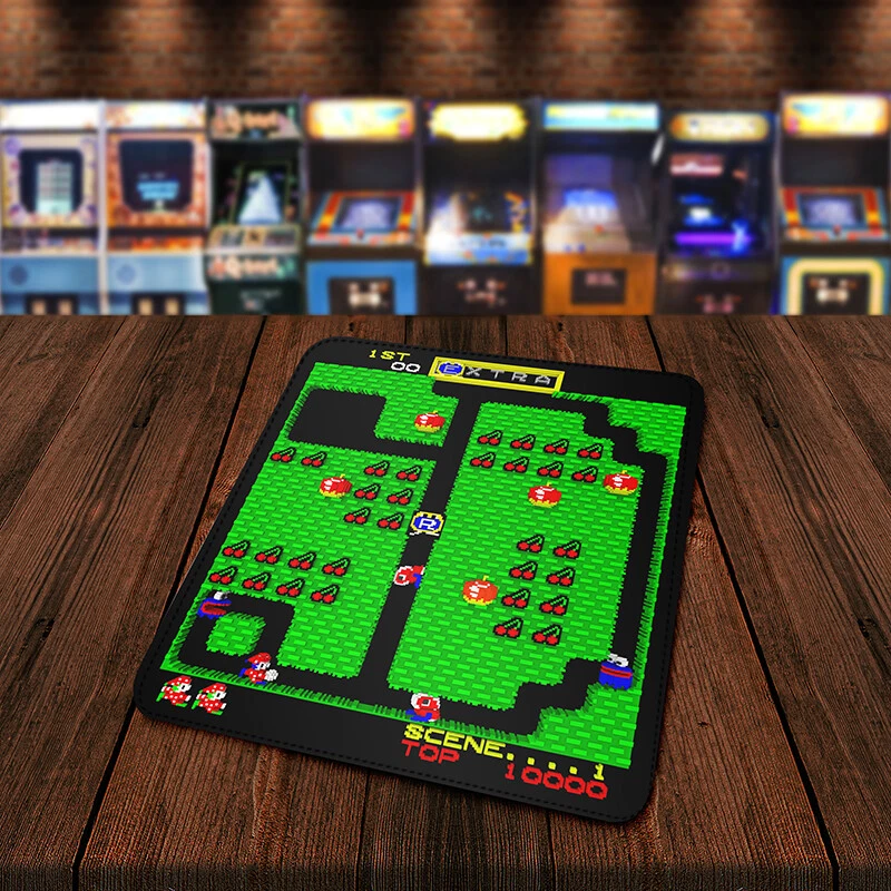 Mr. Do! (a) Arcade 3D Retro Computer Game Mousepad Mouse Mat Vintage 8-bit