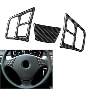 3ⅹ Lenkradabdeckung für BMW 3er E90 E91 E92 E93 E95 2005-12 Carbon - Bild 1 von 10
