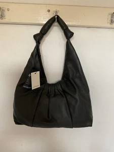Borsa a tracolla in pelle con autografo nuova prezzo di listino £ 120 - Foto 1 di 22