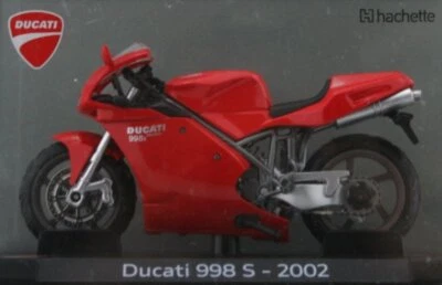 DUCATI 998S 136hp - 2002 - red - Atlas 1:24 - Immagine 1 di 2