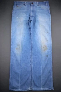 Jeans uomo Levi's Action vintage 1997 cotone e poliestere USA taglia 36x30 (Msr 35x29) - Foto 1 di 12