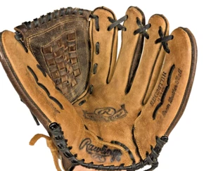 Rawlings Baseball Glove RHT Full Grain Leather Shell RBG36TBR REG 12.5” NICE - Picture 1 of 9